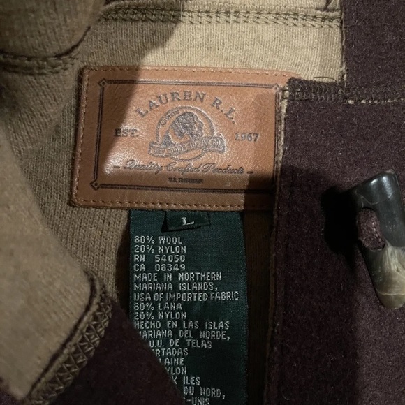 NWT Ralph Lauren brown wool coat jacket - Picture 6 of 7